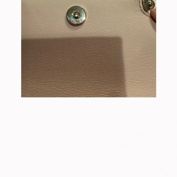 Strathberry Pink Croc-Embossed Bag with Gold Chain - Picture 13 of 15